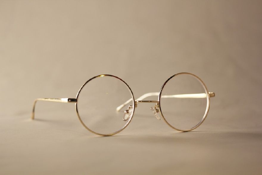 Lunettes dorées