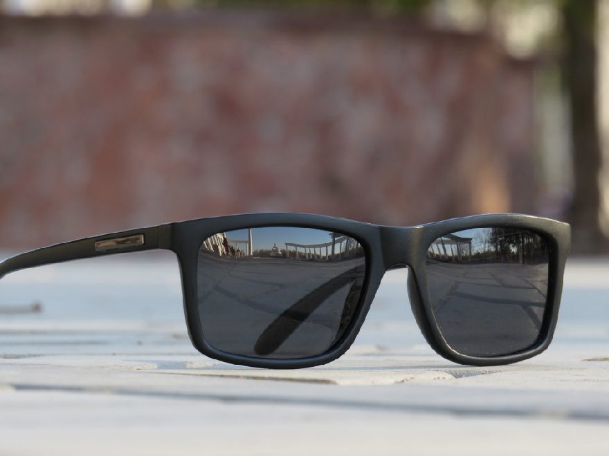 Schwarze Sonnenbrille